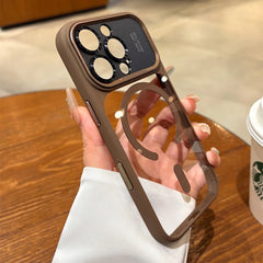 Armor Magnetic Clear PC Shockproof Cover For iPhone