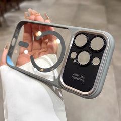 Armor Magnetic Clear PC Shockproof Cover For iPhone