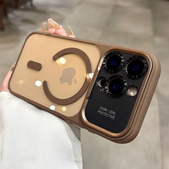 Armor Magnetic Clear PC Shockproof Cover For iPhone