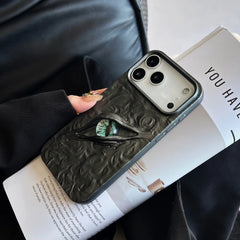 3D Eye Wrinkles Matte Case