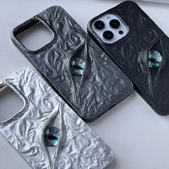 3D Eye Wrinkles Matte Case