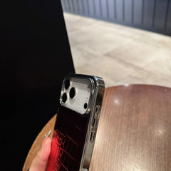 Luxury Crocodile Leather Plating Case