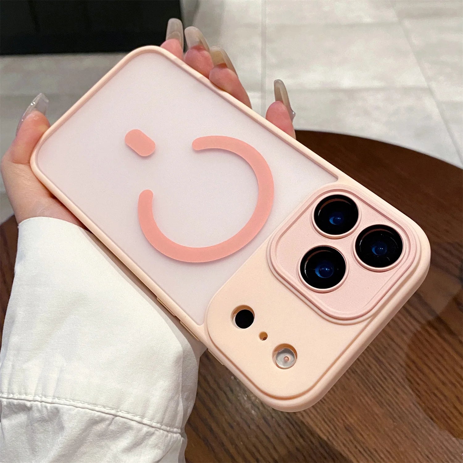 Luxury Matte Magsafe Magnetic With Lens film Phone Case