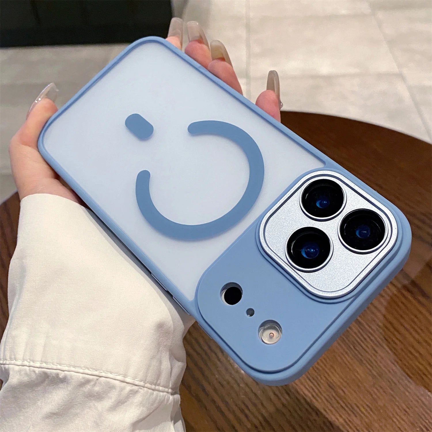Luxury Matte Magsafe Magnetic With Lens film Phone Case